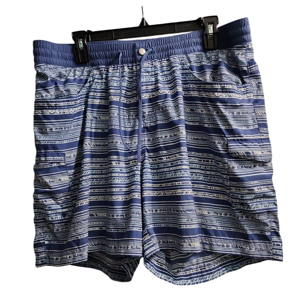 Columbia Men's Striped Beach Shorts Quick Dry Drawstring XL
